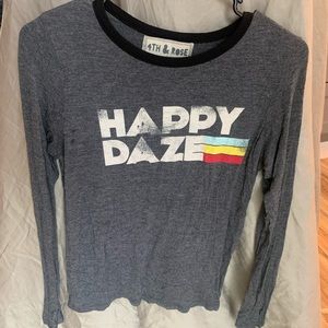 Tilly’s 4th & Rose long sleeve crop shirt